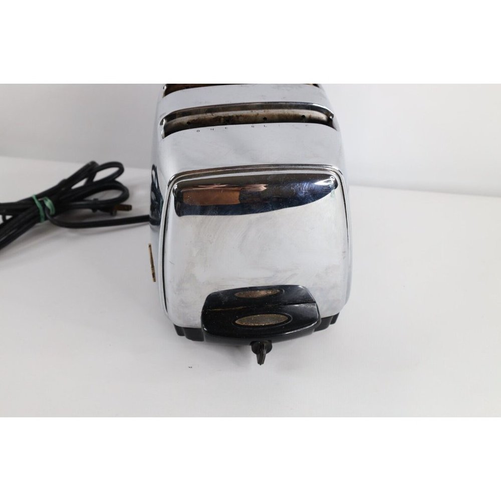 Vtg 70s Mid Century Modern MCM Sunbeam Radiant Control Auto Drop Toaster Chrome - Picture 5 of 9